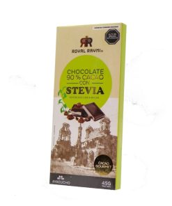 Chocolate con estevia reforzado con kiwicha 90 % cacao